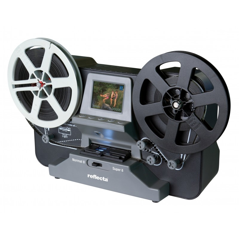 Image of Reflecta Film Scanner Super 8 – Normal 8 Film/slide scanner Black