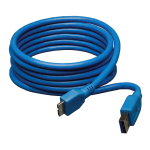 Tripp Lite U326-006 USB 3.0 SuperSpeed Device Cable (A to Micro-B M/M), Blue, 6 ft. (1.83 m)