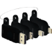 Vision TC-MULTIHDMI/BL cambiador de género para cable mDP/DP/mHDMI/USB-C HDMI Negro