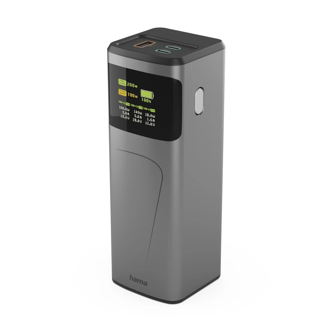 Hama High Power Lithium-Ion (Li-Ion) 24000 mAh Grey