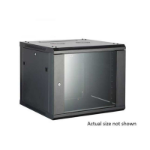 FDL 12U 19 INCH WALL MOUNTING CABINET - 450mm DEEP / BLACK