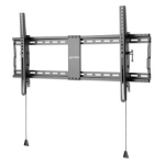 Manhattan TV & Monitor Mount, Wall (Low Profile), Tilt, 1 screen, Screen Sizes: 43-100", Black, VESA 200x200 to 800x400mm, Max 70kg, Foldable for Extra-Small and Shipping-Friendly Packaging, LFD, Lifetime Warranty
