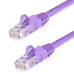 StarTech.com N6PATCH25PL networking cable Purple 300" (7.62 m) Cat6 U/UTP (UTP)