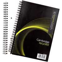 Image of Cambridge E RECYCLED NOTEBOOK A5 PK5
