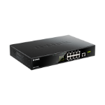 D-Link DGS-1010MP network switch Unmanaged Gigabit Ethernet (10/100/1000) Power over Ethernet (PoE) 1U Black