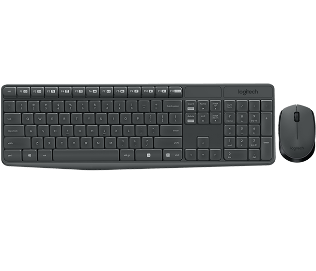 Image of Logitech MK235 Wireless and Mouse Combo keyboard Mouse included RF...