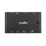 Rocstor Y10A263-B1 interface hub USB Type-C Black