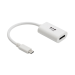 Tripp Lite U444-06N-DP4K6W Adaptador USB-C a DisplayPort, 4K 60Hz, Blanco