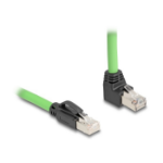 DeLOCK 80894 netwerkkabel Zwart, Groen 5 m Cat6a SF/UTP (S-FTP)