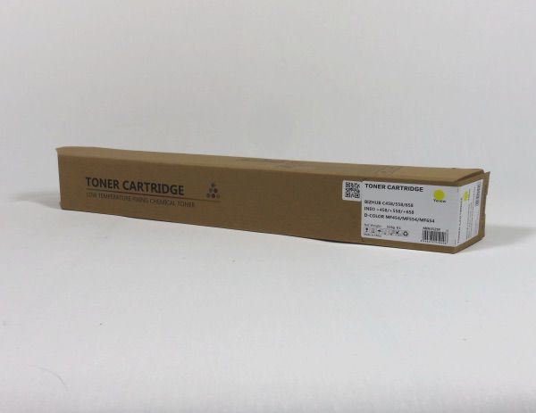 Konica Minolta C458 C558 C658 Olivetti MF454 MF558 MF658 Develop INEO+458 INEO+558 INEO+658 Toner Yellow Chemical Compatible TN514Y A9E8250 B1209 thumbnail