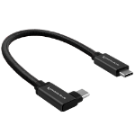 Kondor Blue KB-USBC32-RA-5-BK USB cable USB 3.2 Gen 2 (3.1 Gen 2) 0.152 m USB C Black