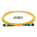 ATGBICS MTP Female-Female 8 Fibres OS2 9/125 Singlemode Trunk Cable, Type B, LSZH 2.0, 1m
