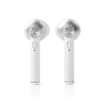 Nedis HPBT3052WT headphones/headset Wireless In-ear Bluetooth Charging stand White