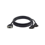Winmate USC serial cable Black 0.3 m USB A 2 x USB A
