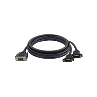 Winmate USC USB cable 0.3 m USB A 2 x USB A Black