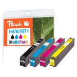 Peach PI300-426 inktcartridge 4 stuk(s) Compatibel Normaal rendement Zwart, Cyaan, Magenta, Geel