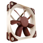 Noctua NF-S12A FLX computer cooling system Computer case Fan 12 cm Brown