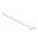 DeLOCK Hook-and-loop cable tie L 200 x W 12 mm white 10 pieces