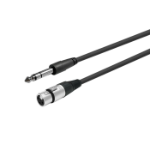 Vivolink PROAUDXLRFJACKS1 audio cable 1 m XLR 6.35mm Black
