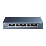 TP-Link TL-SG108 Unmanaged Gigabit Ethernet (10/100/1000) Black