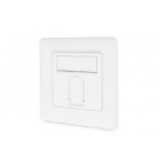 Digitus CAT 6A Class EA Network Outlet, Design-Compatible, Shielded, Flush Mount