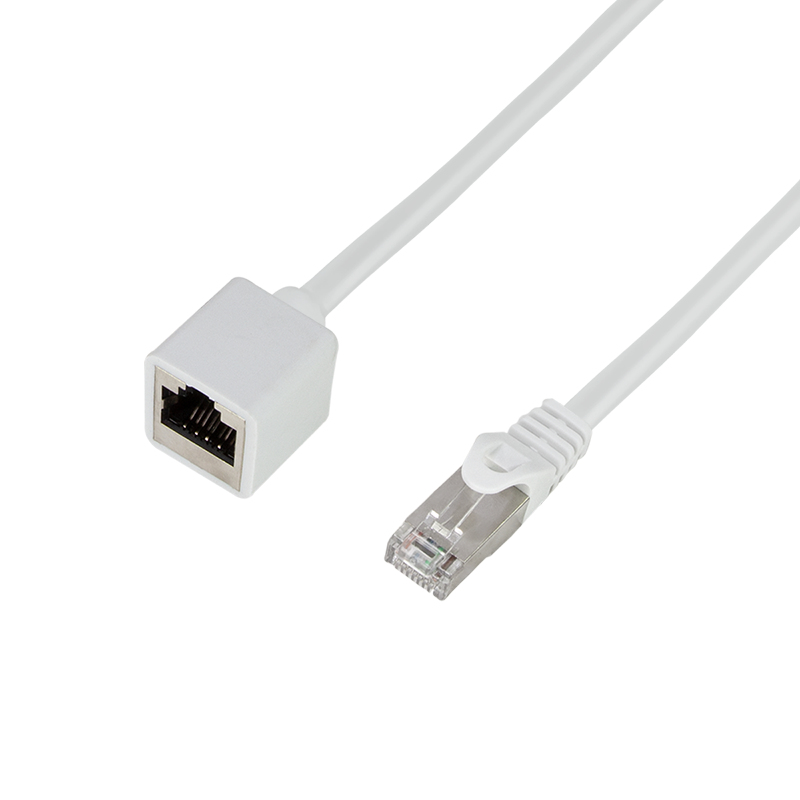 Photos - Cable (video, audio, USB) LogiLink CQX091S networking cable White 10 m Cat6a S/FTP  (S-STP)