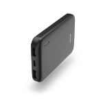 Hama Pocket 5 Power Pack, 5000 mAh, Outputs: 2x USB-A, anthracite