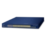 PLANET Layer 3 16-Port 100/1000X SFP Managed L3 10G Ethernet (100/1000/10000) 1U Blue