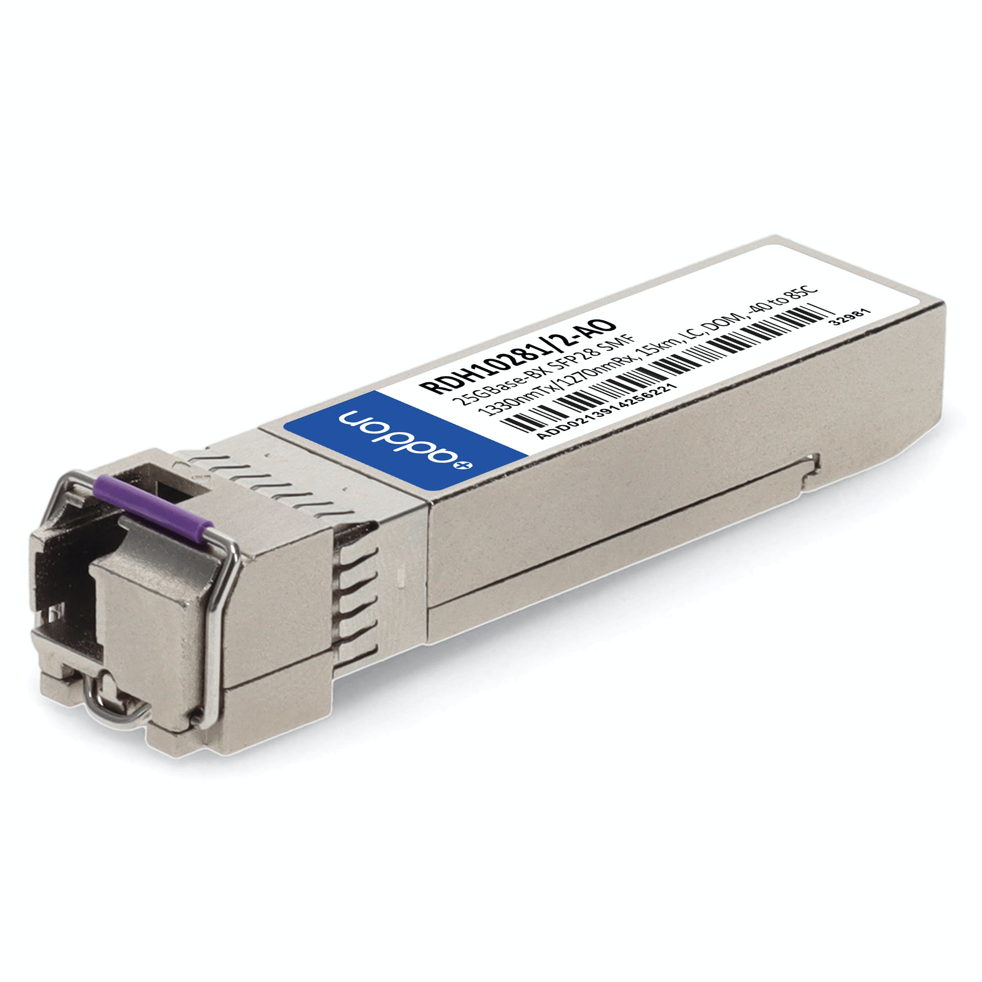 AddOn Networks RDH10281/2-AO Compatible 25G SFP28 15 km TAA Compliant Transceiver AddOn Networks RDH10281/2-AO Compatible 25G SFP28 15 km TAA Compliant Transceiver