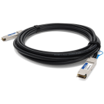 AddOn Networks FG-TRAN-QSFP+SR-PDAC5M-AO InfiniBand cable 5 m Black, Silver