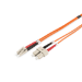 Digitus Fiber Optic Multimode Patch Cord, LC / SC