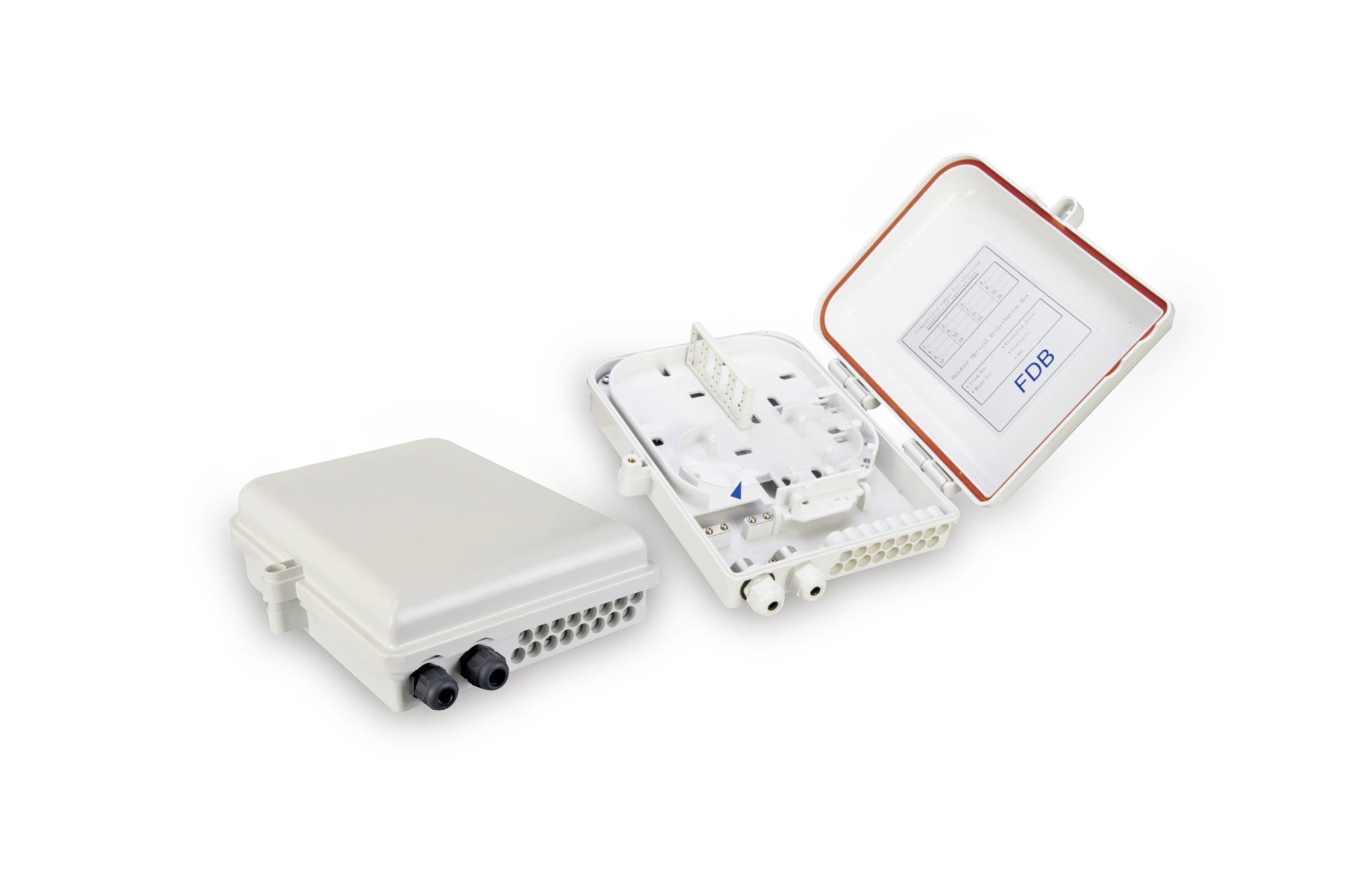 Image of Digitus FTTH Distribution Box for 16 LC/DX or SC/SX couplers
