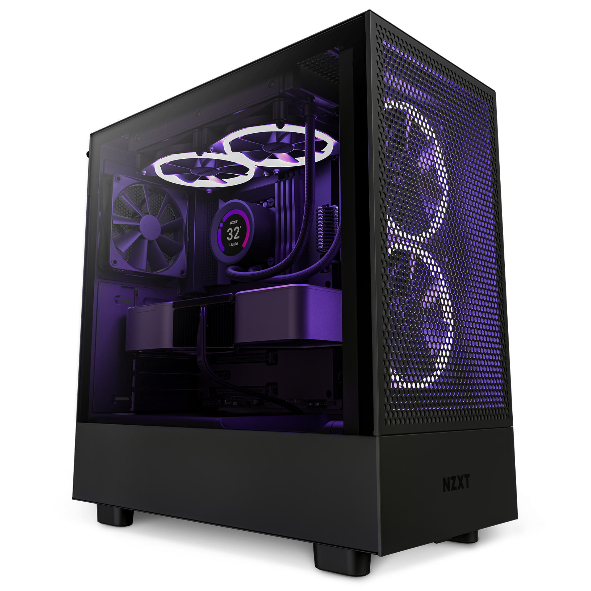 Image of NZXT H5 Flow Midi Tower Black