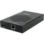 Perle S-1110HP-SFP-XT network media converter 1000 Mbit/s Black