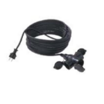 Bachmann 343.176 electriciteitssnoer Zwart 25 m