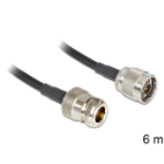 DeLOCK 88683 coaxial cable LMR195 6 m Black