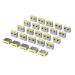 StarTech.com USB-A Port Blocker Replacement Plugs, 25-Pack Spare Latching Inserts for USB-A-PORT-BLOCKER, Snap-In Reusable USB-A Dust Covers for Laptops & Computers