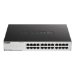 D-Link GO-SW-24G Unmanaged L2 Gigabit Ethernet (10/100/1000) 1U Black