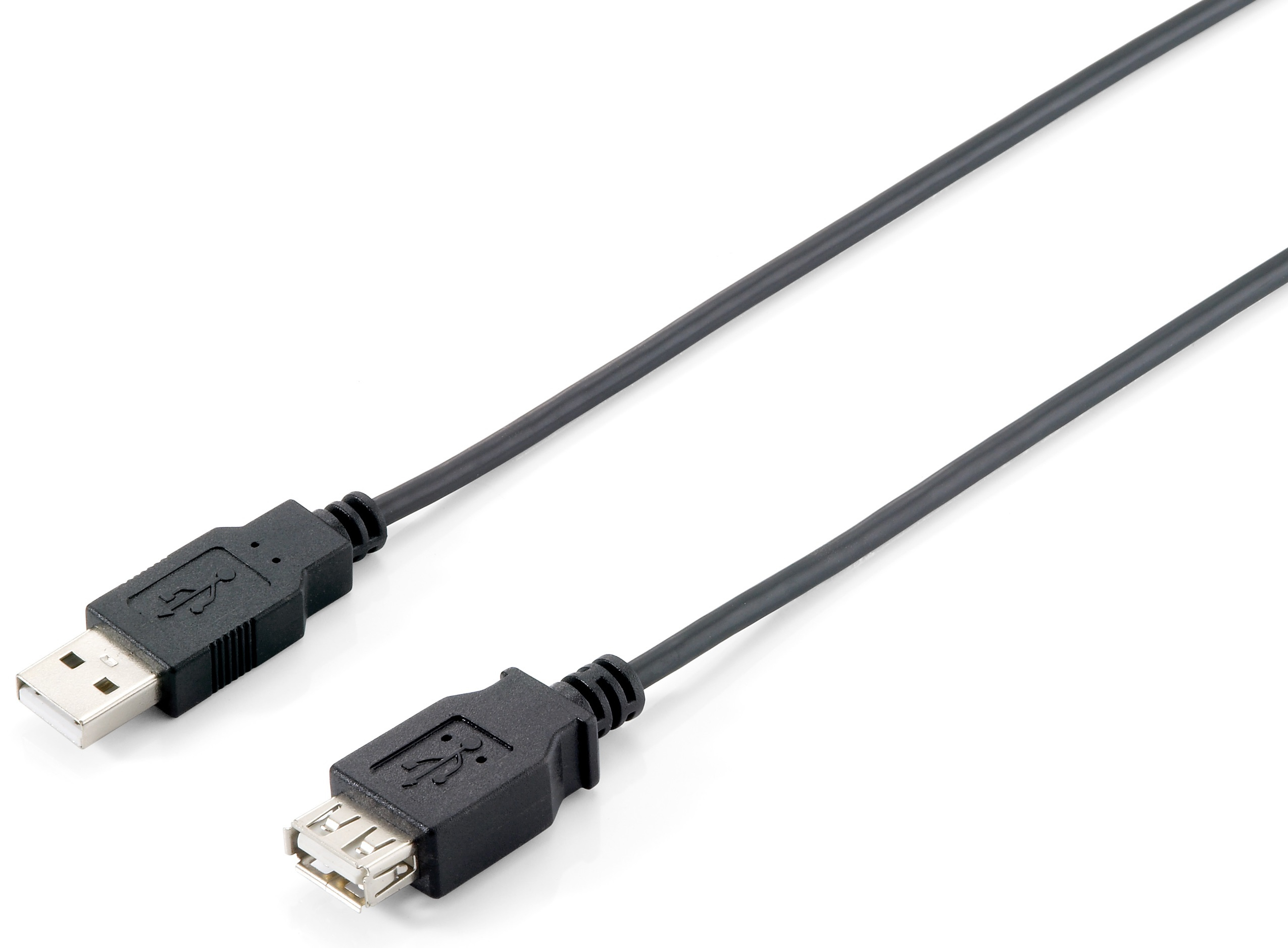 Image of Equip USB 2.0 Type A Extension Cable Male to Female, 1.8m , Black