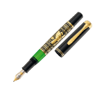 Pelikan Toledo 700 fountain pen Built-in filling system Black, Gold, Green 1 pc(s)