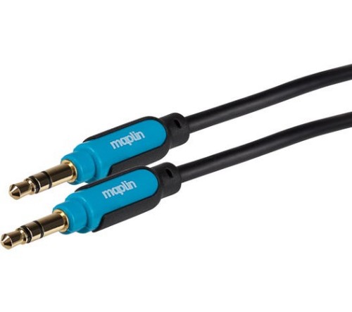 Maplin MAV35004-030 audio cable 3 m 3.5mm Black