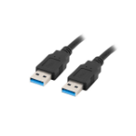 Lanberg CA-USBA-30CU-0010-BK USB cable 1 m USB 3.2 Gen 1 (3.1 Gen 1) Black