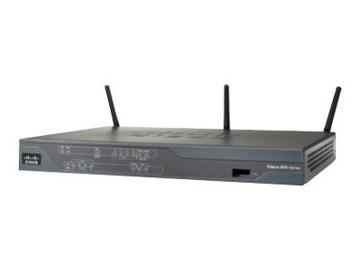 Cisco 886VA wireless router Fast Ethernet 4G Black