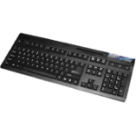 Ceratech Accuratus 500 full size USB magnetic card swipe keyboard with Cherry MX keys- in black.
