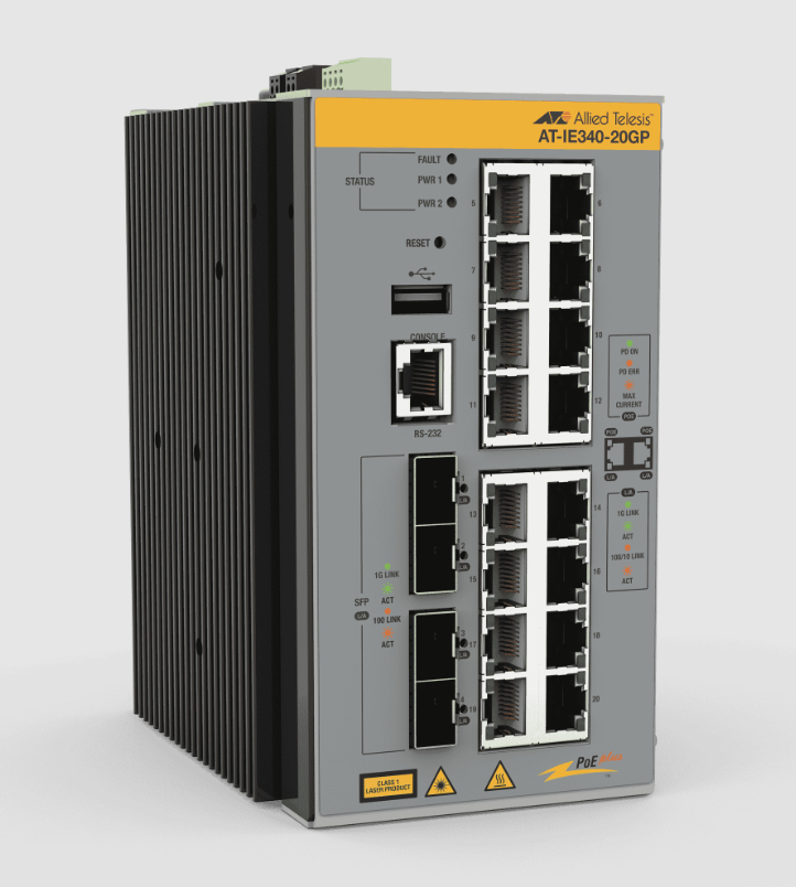 Allied Telesis AT-IE340-20GP-980 network switch Managed L3 Gigabit Eth
