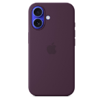 Apple iPhone 16 Silicone Case with MagSafe - Plum