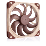 Noctua NF-A14X25 G2 LS-PWM computer cooling system Computer case Air cooler 14 cm Beige, Brown 1 pc(s)