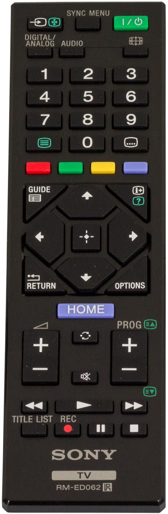 Image of Sony REMOTE (RM-ED062) TCN 17TV018