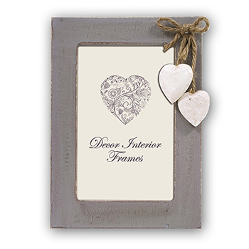 Image of ZEP METZ - MDF - Wood - Grey - Single picture frame - Table - 10 x...