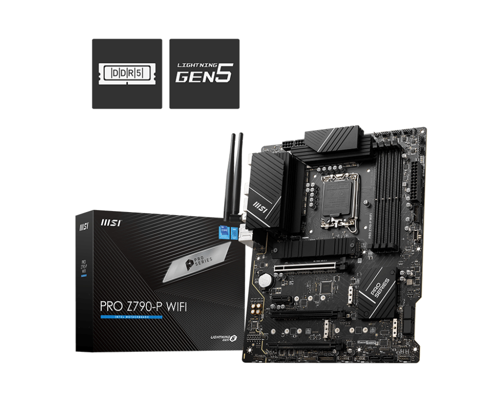 Image of MSI PRO Z790-P WIFI motherboard Intel Z790 LGA 1700 ATX